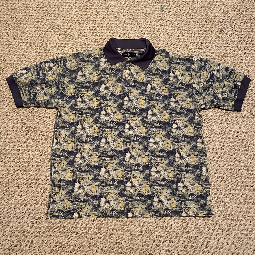 Vintage hawaiian polo shirt